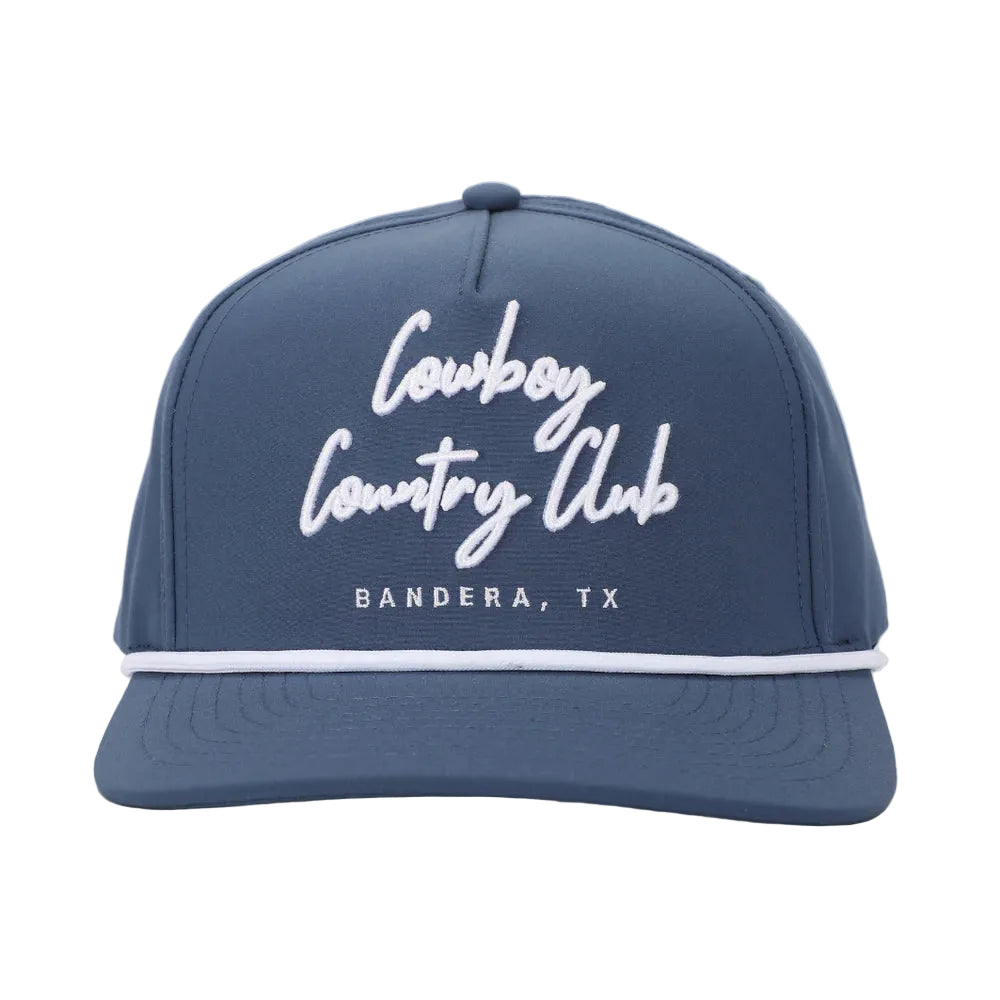 Cowboy Country Club Cursive Roped Cap