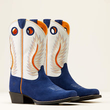 Load image into Gallery viewer, Ariat Kids Blue Roughout
