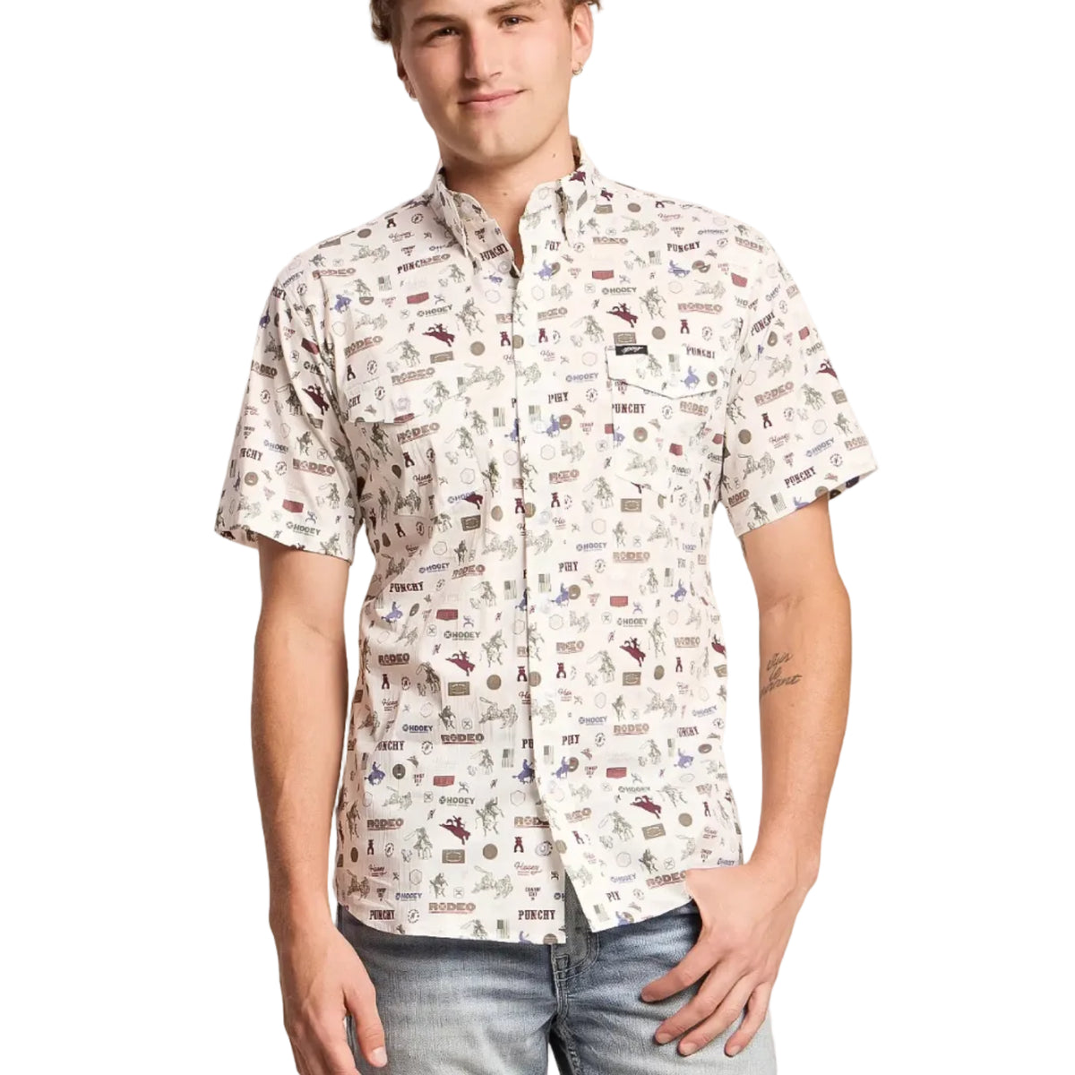 Hooey Maverick Short Sleeve Men's Button Down Shirt