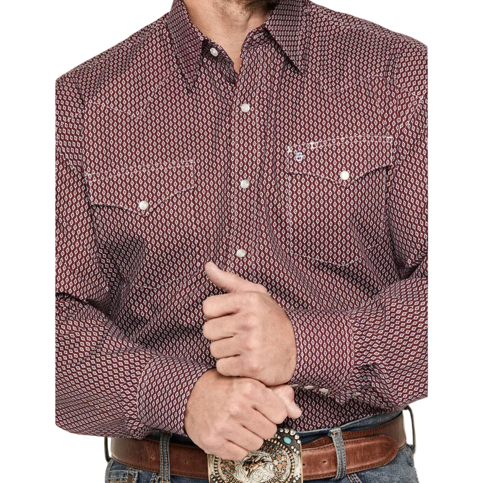 Stetson Long Sleeve Men's Pearl Snap