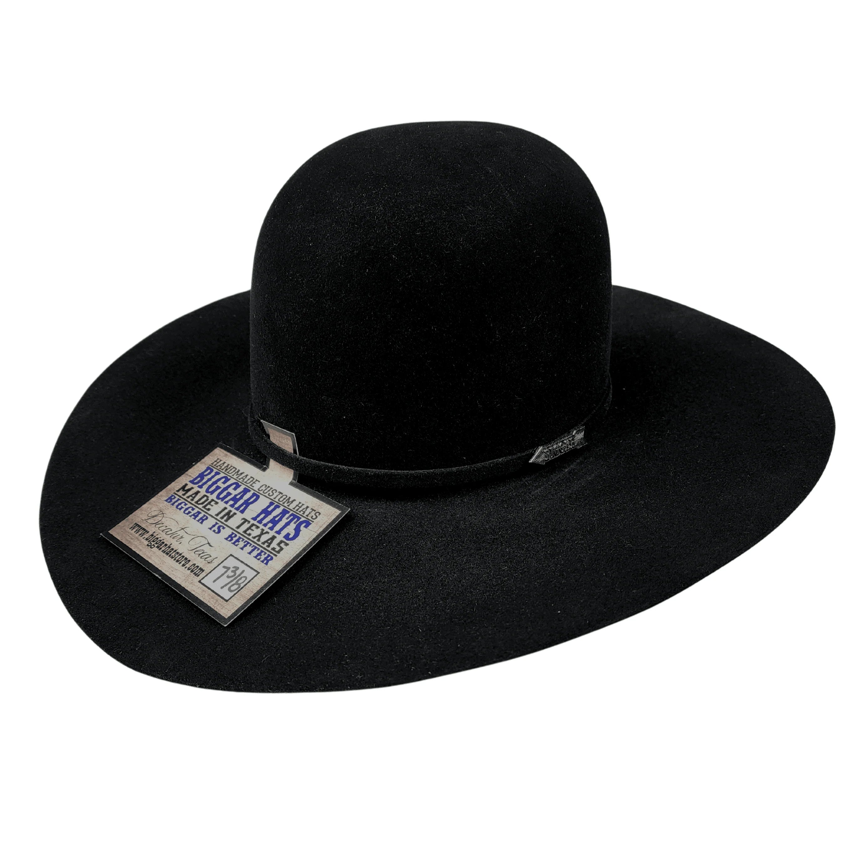 Biggar 10x Waggoner Black Felt Hat