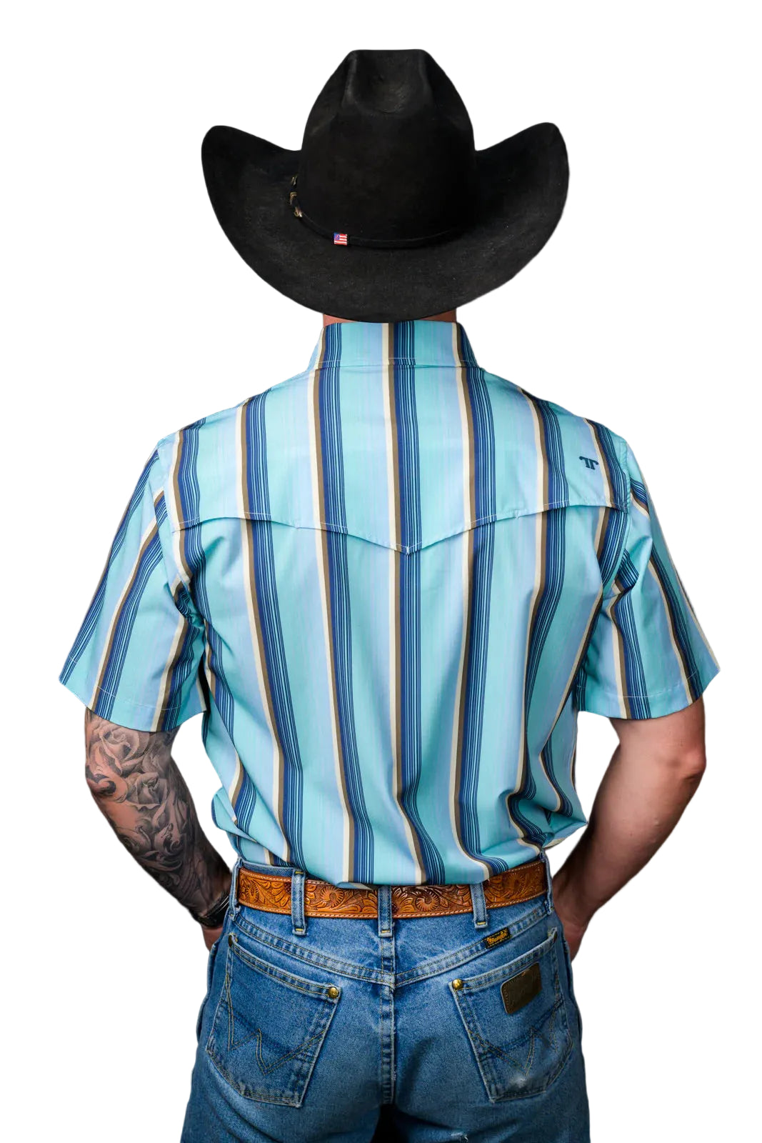 Ferrell "Tristan" Short Sleeve Men's Pearl Snap Shirt