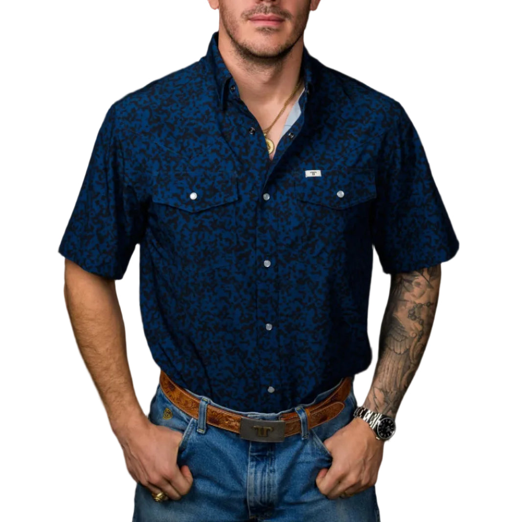 Ferrell "Grant" Short Sleeve Men's Pearl Snap Shirt