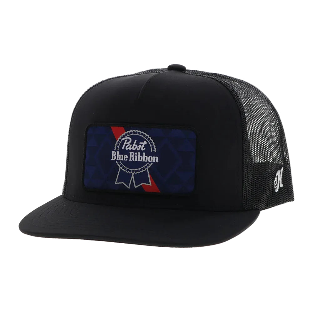 Hooey Pabst Blue Ribbon Black Cap