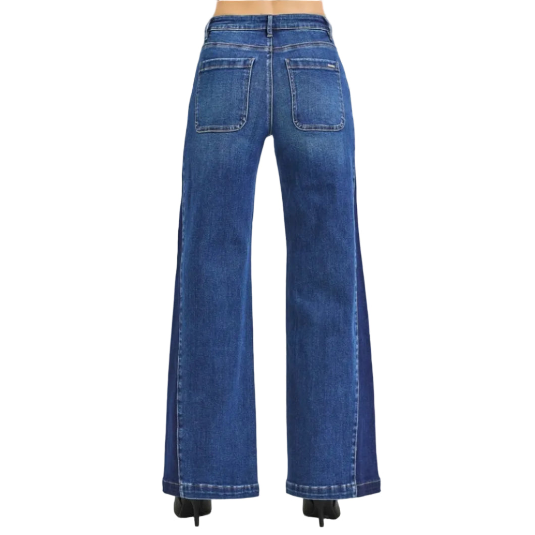 Risen Wide Leg Panel Ladies' Jeans