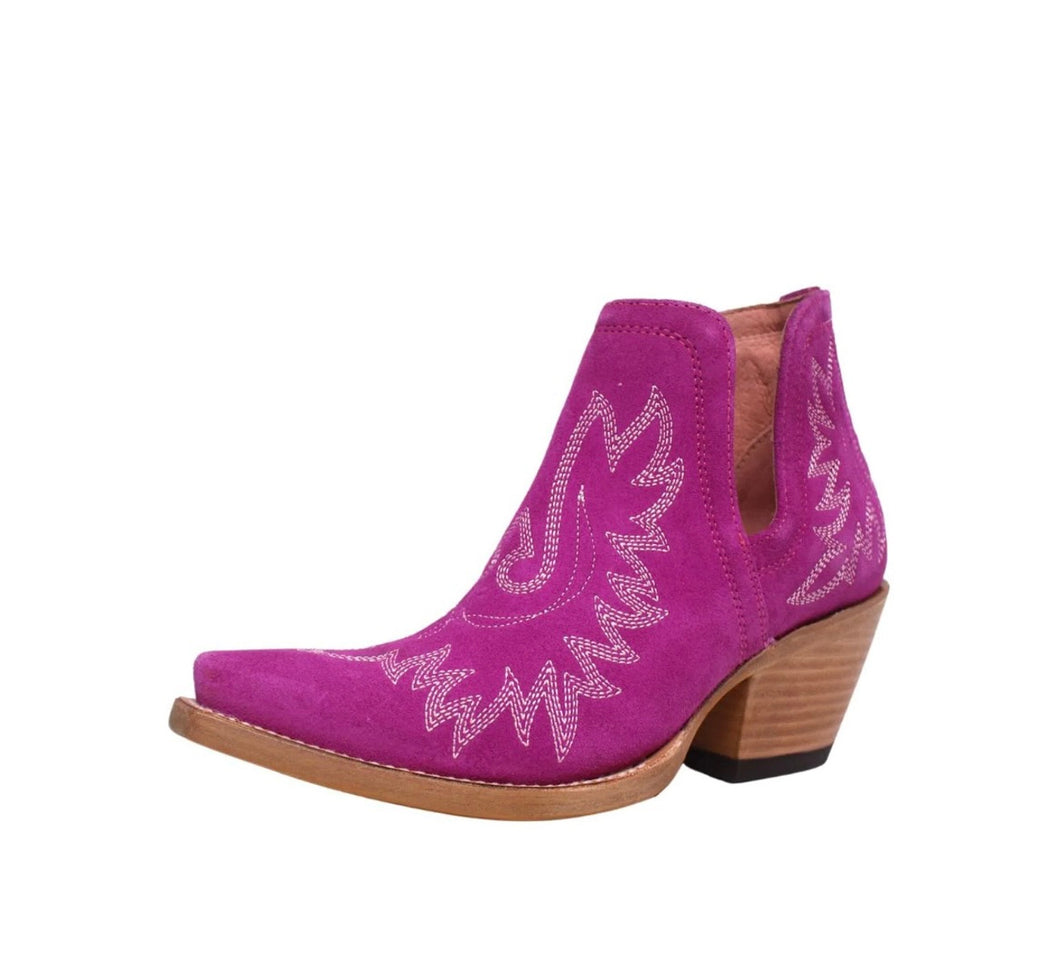 Ariat Ladies' Pink Suede Dixon Boot