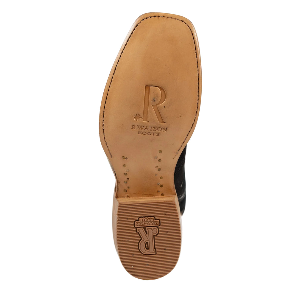 R. Watson Black Roughout Ladies Boot
