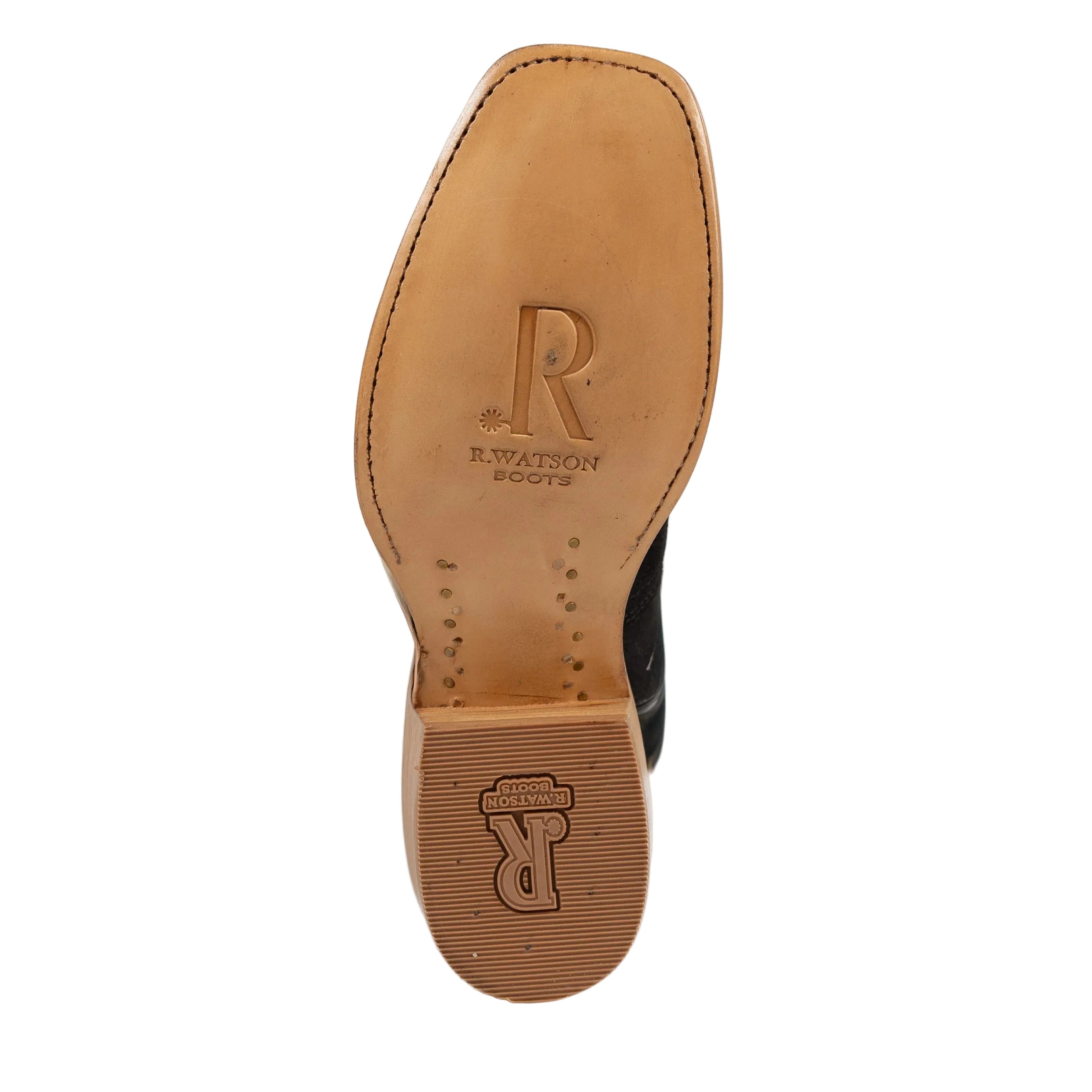 R. Watson Black Roughout Ladies Boot