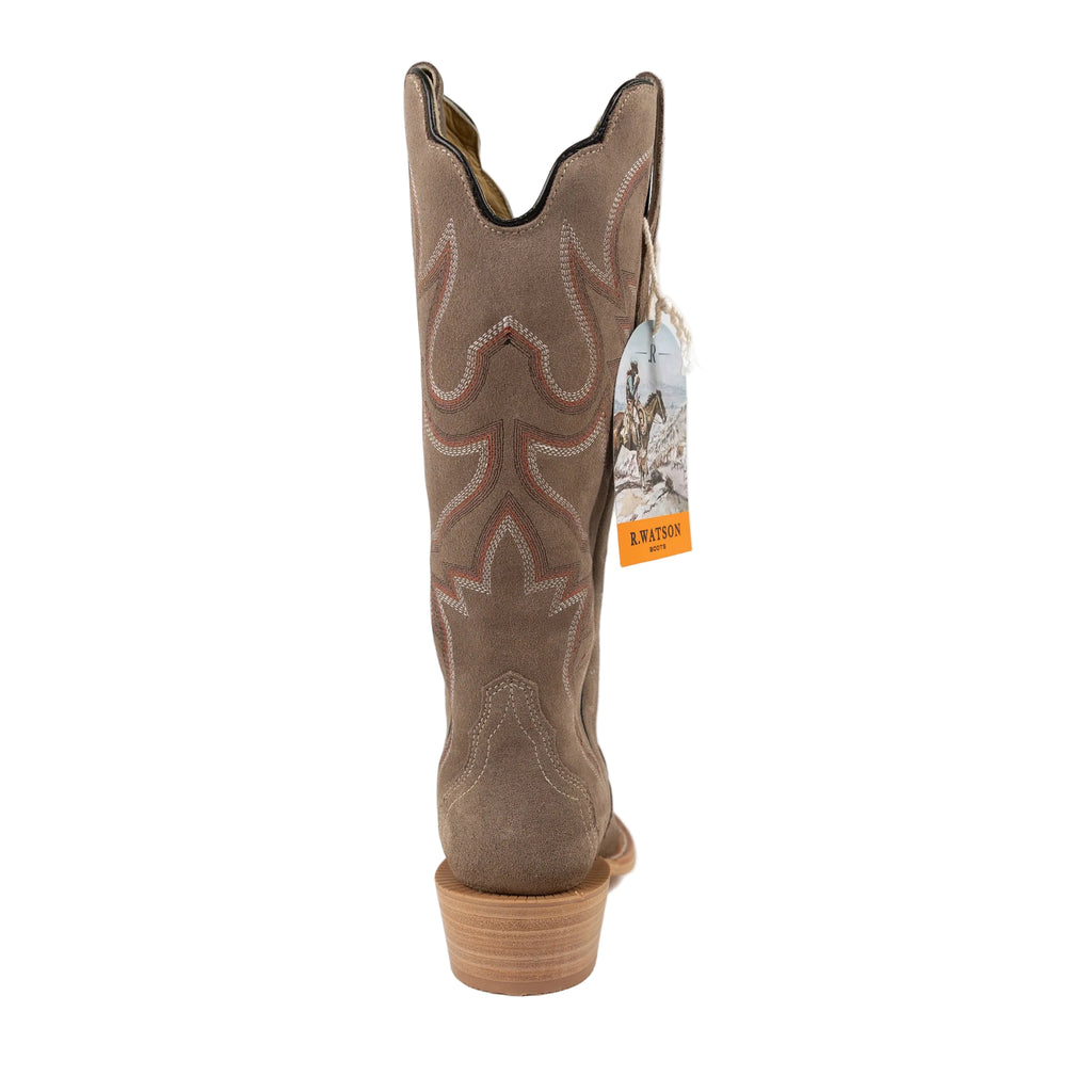 R. Watson Charcoal Roughout Ladies' Boot