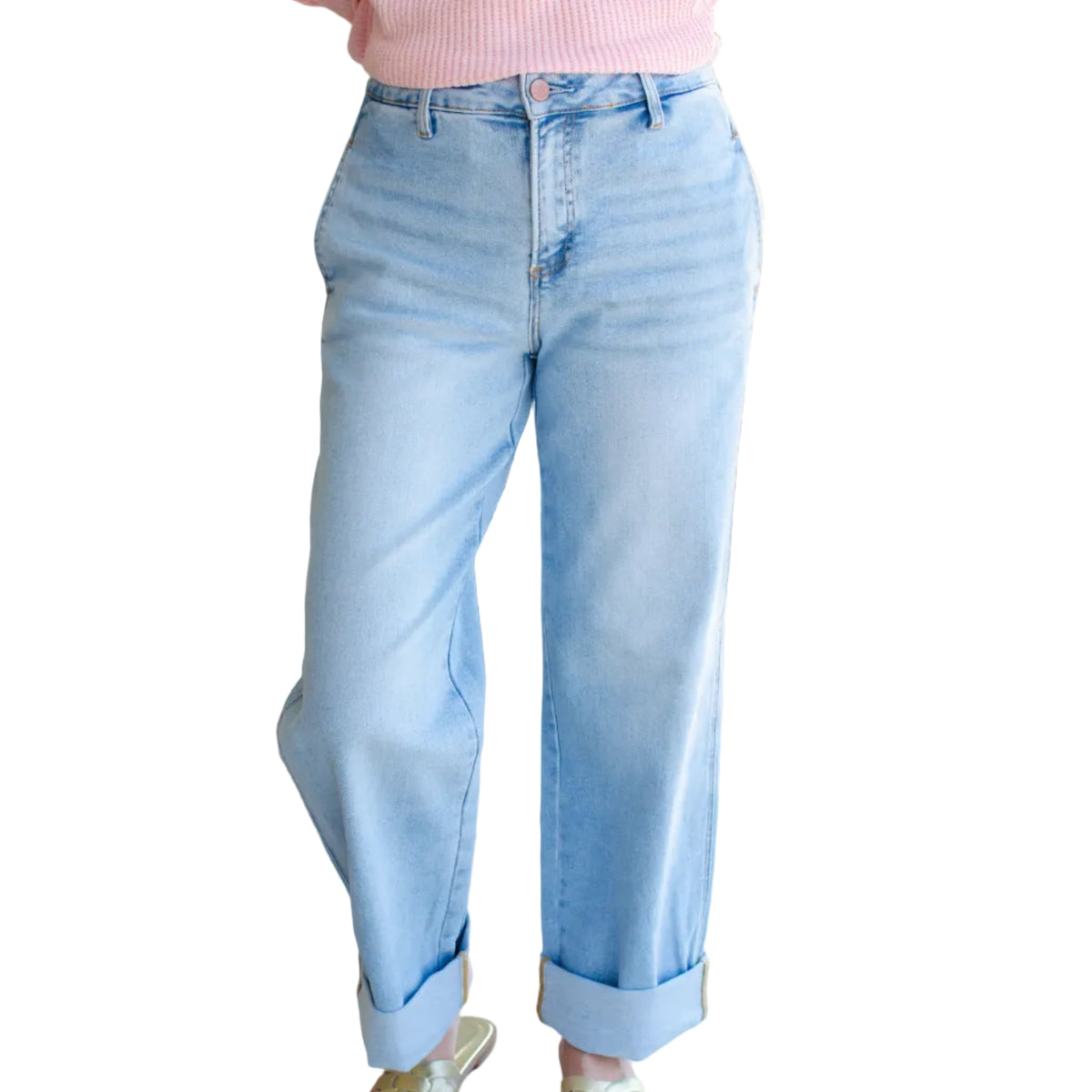 Risen Ladies' Barrel Jeans