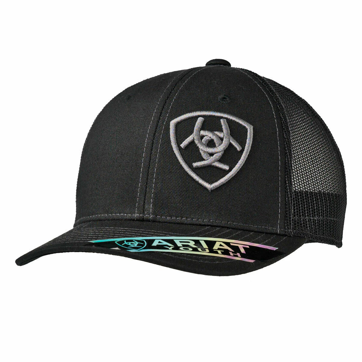 Ariat Grey Logo Youth Cap
