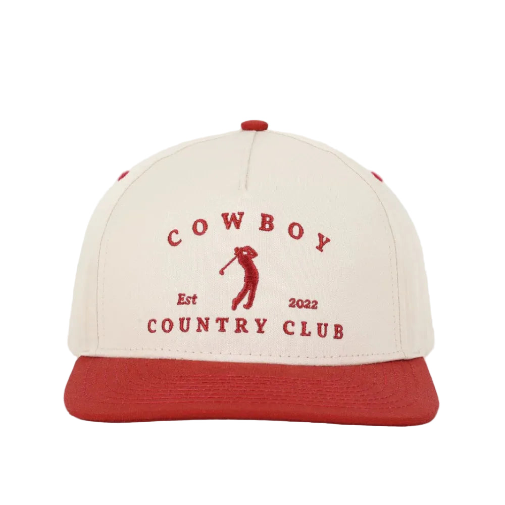 Cowboy Country Club Two Tone Golfer Cap