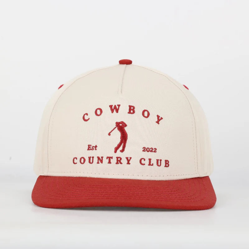 Cowboy Country Club Two Tone Golfer Cap
