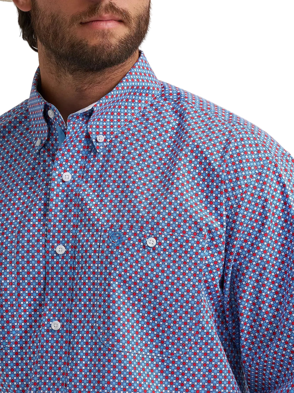 Wrangler George Strait Long Sleeve Men's Button Down Shirt