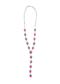 West & Co. Pink Lariat Necklace