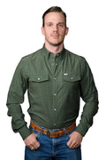 Ferrell "Collin" Long Sleeve Men's Pearl Snap Shirt