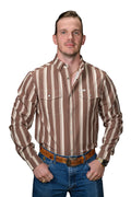 Ferrell "Atlas" Long Sleeve Men's Pearl Snap Shirt
