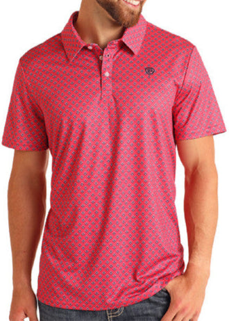Rock & Roll Pink Diamond Men's Polo