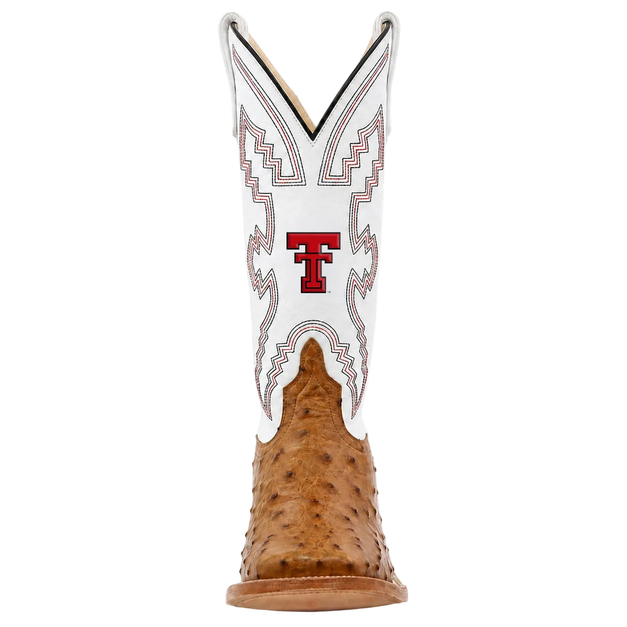 Anderson Bean Texas Tech Exclusive Umber Brucciato Full Quill Ostrich