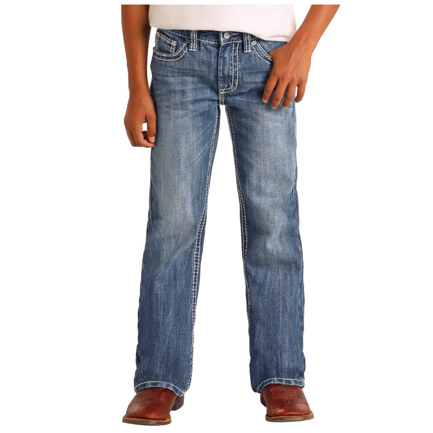 Rock and Roll Denim Boy's BB Gun Bootcut Jeans