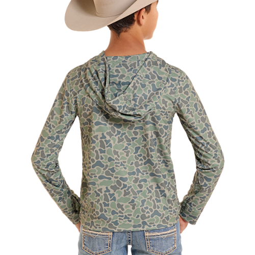 Rock & Roll Kid's Camo Hoodie