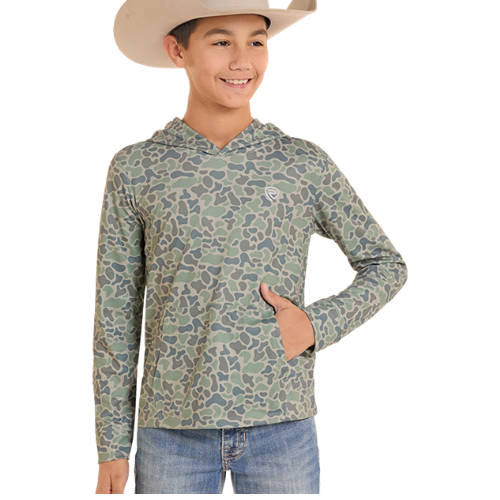 Rock & Roll Kid's Camo Hoodie