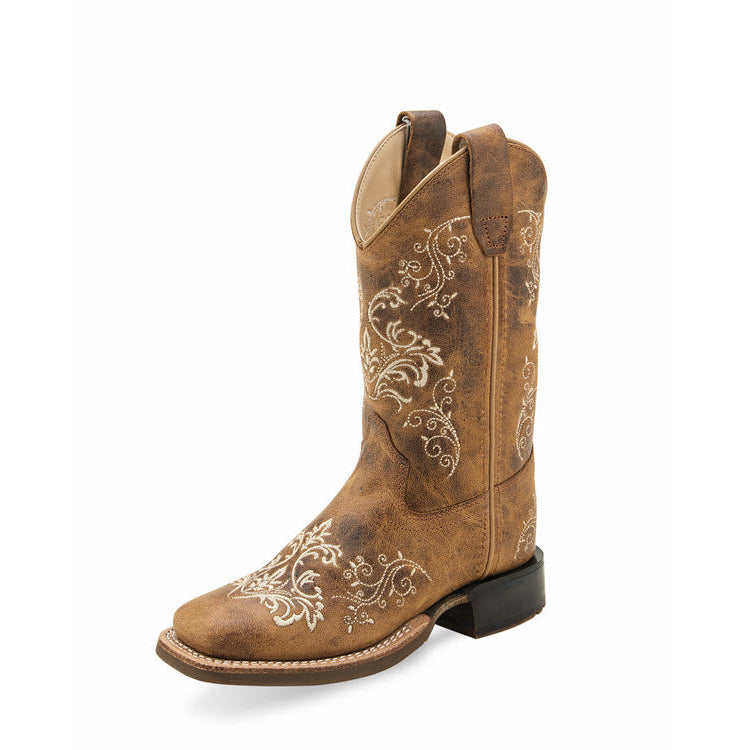 Old West Burnt Tan Children's Boot