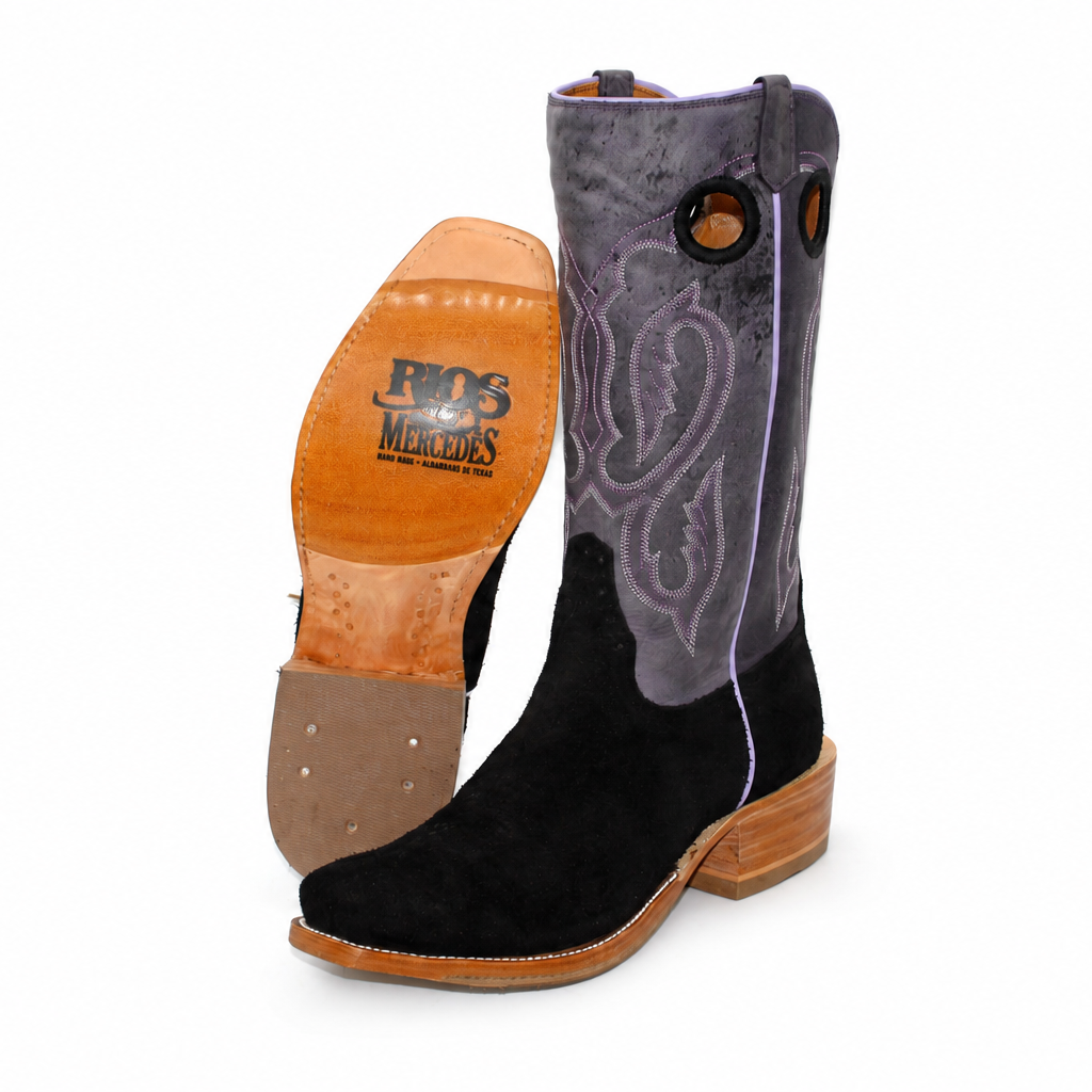 Rios of Mercedes Exclusive Black Aniline Men's Boot