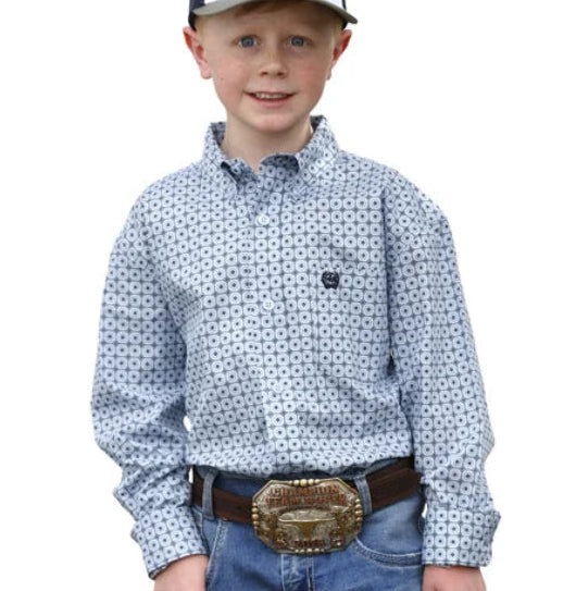 Cinch Light Blue Children's Shirt