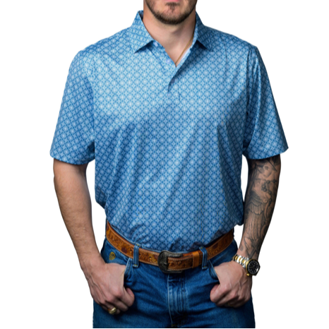Ferrell Dimond Print Men's Polo