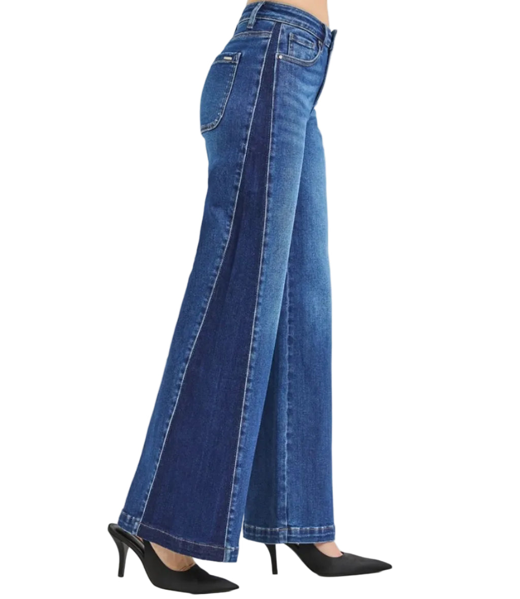 Risen Wide Leg Panel Ladies' Jeans