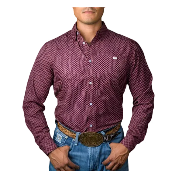Ferrell "Nicholas" Long Sleeve Men's Pearl Snap Shirt