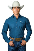 Ferrell "Frost" Long Sleeve Men's Pearl Snap Shirt