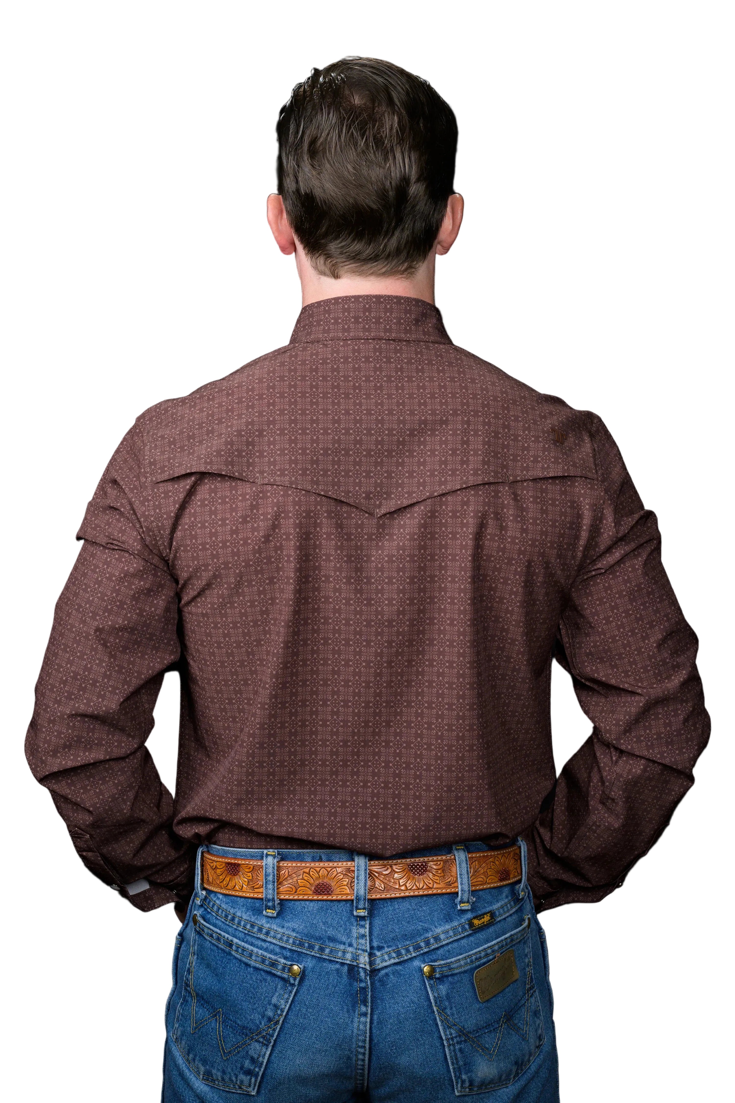 Ferrell "Collin" Long Sleeve Men's Pearl Snap Shirt