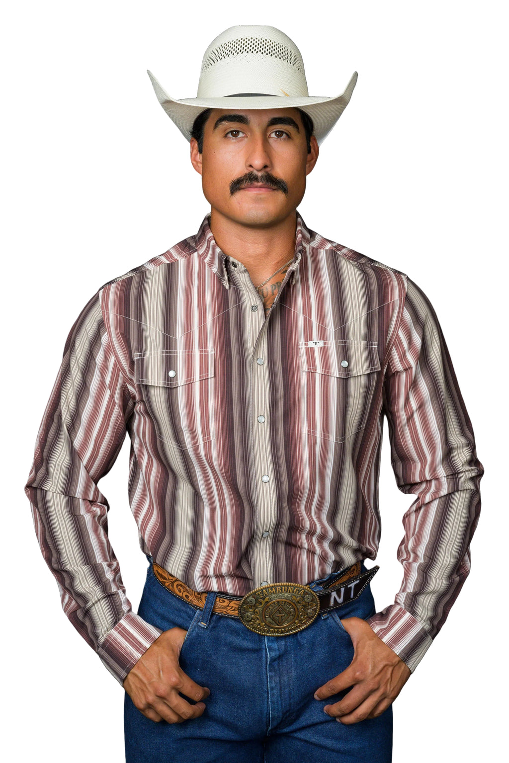 Ferrell "Harrison" Long Sleeve Men's Pearl Snap Shirt