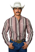 Ferrell "Harrison" Long Sleeve Men's Pearl Snap Shirt