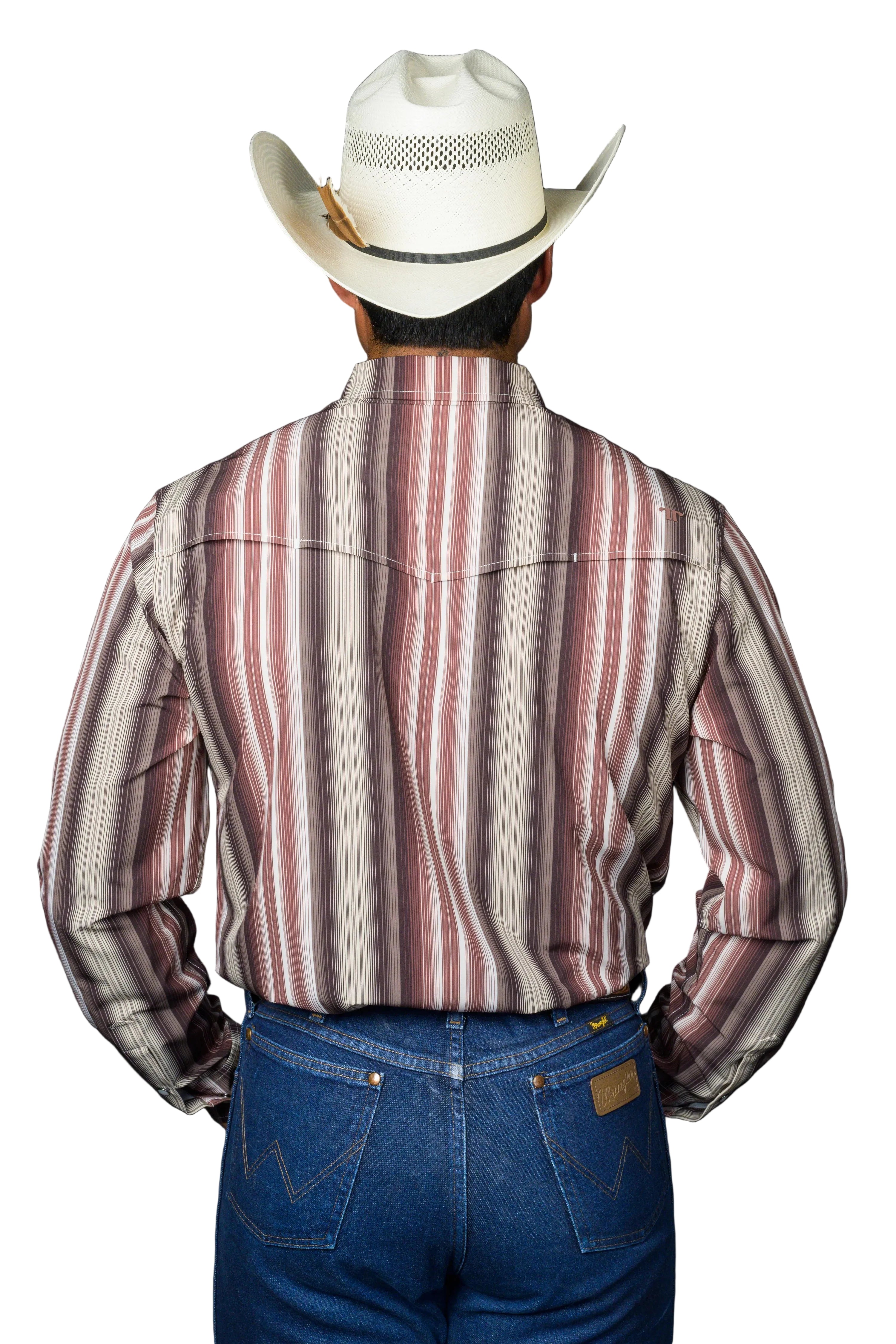 Ferrell "Harrison" Long Sleeve Men's Pearl Snap Shirt