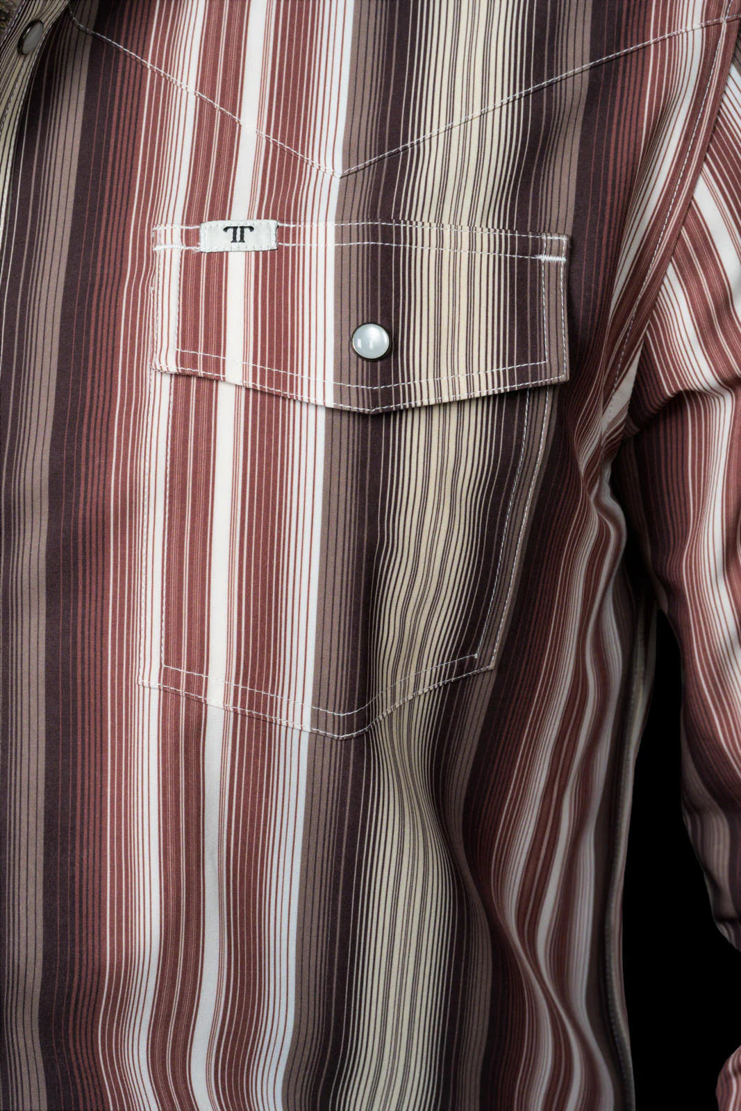 Ferrell "Harrison" Long Sleeve Men's Pearl Snap Shirt