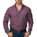 Ferrell "Sutton" Long Sleeve Men's Pearl Snap Shirt