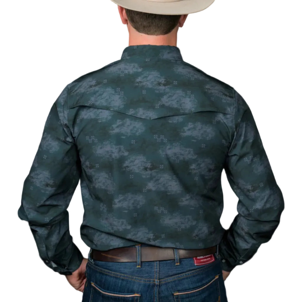 Ferrell "Crockett" Long Sleeve Men's Pearl Snap Shirt