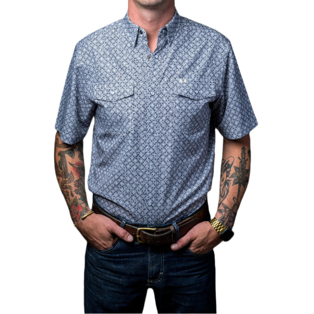 Ferrell Short Sleeve Pearl Snap Men's Shirt