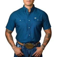 Load image into Gallery viewer, Ferrell &quot;Frost&quot; Short Sleeve Pearl Snap Men&#39;s Shirt
