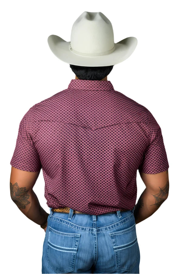 Ferrell "Nicholas" Short Sleeve Men's Pearl Snap Shirt