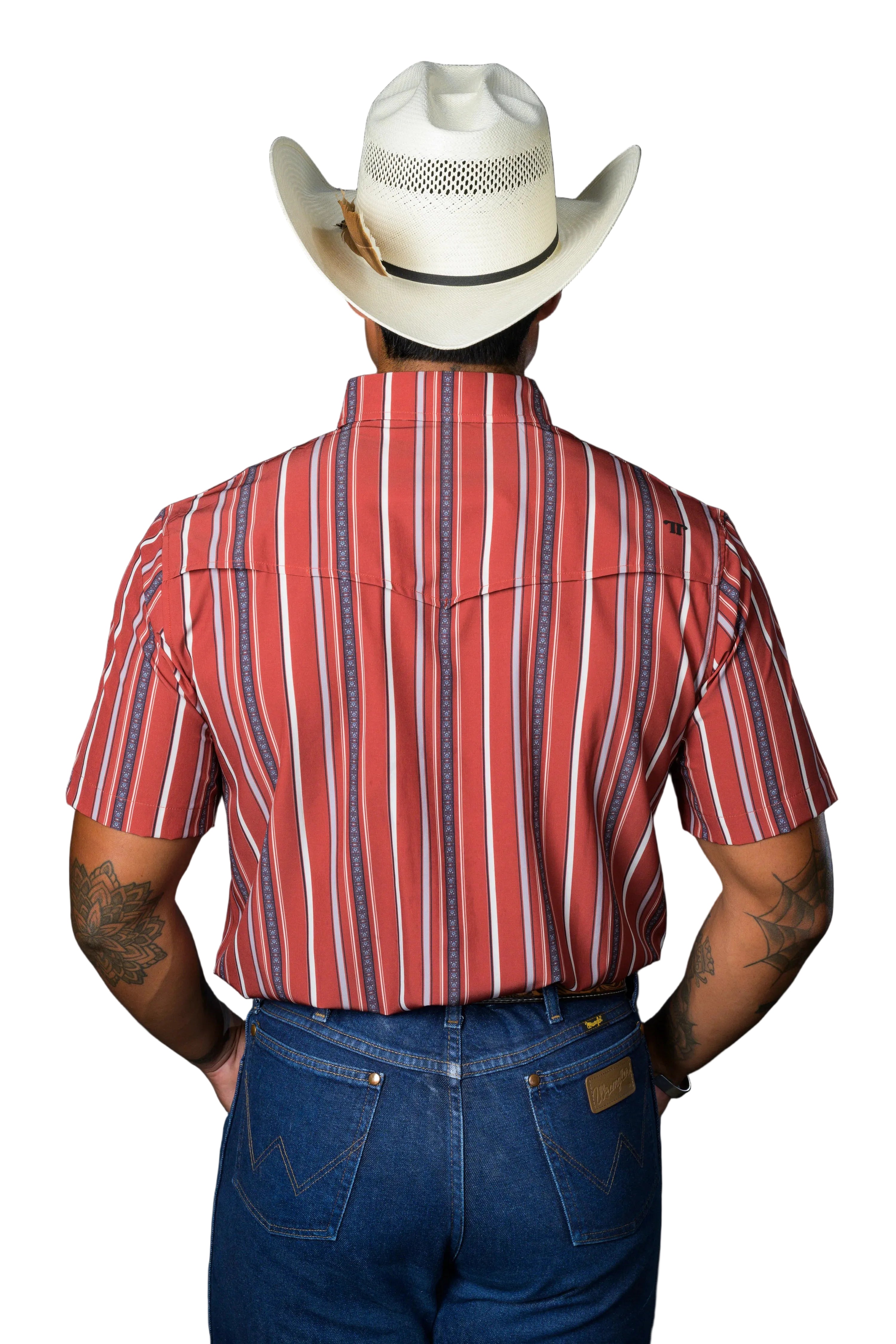 Ferrell "Brooks" Short Sleeve Men's Pearl Snap Shirt