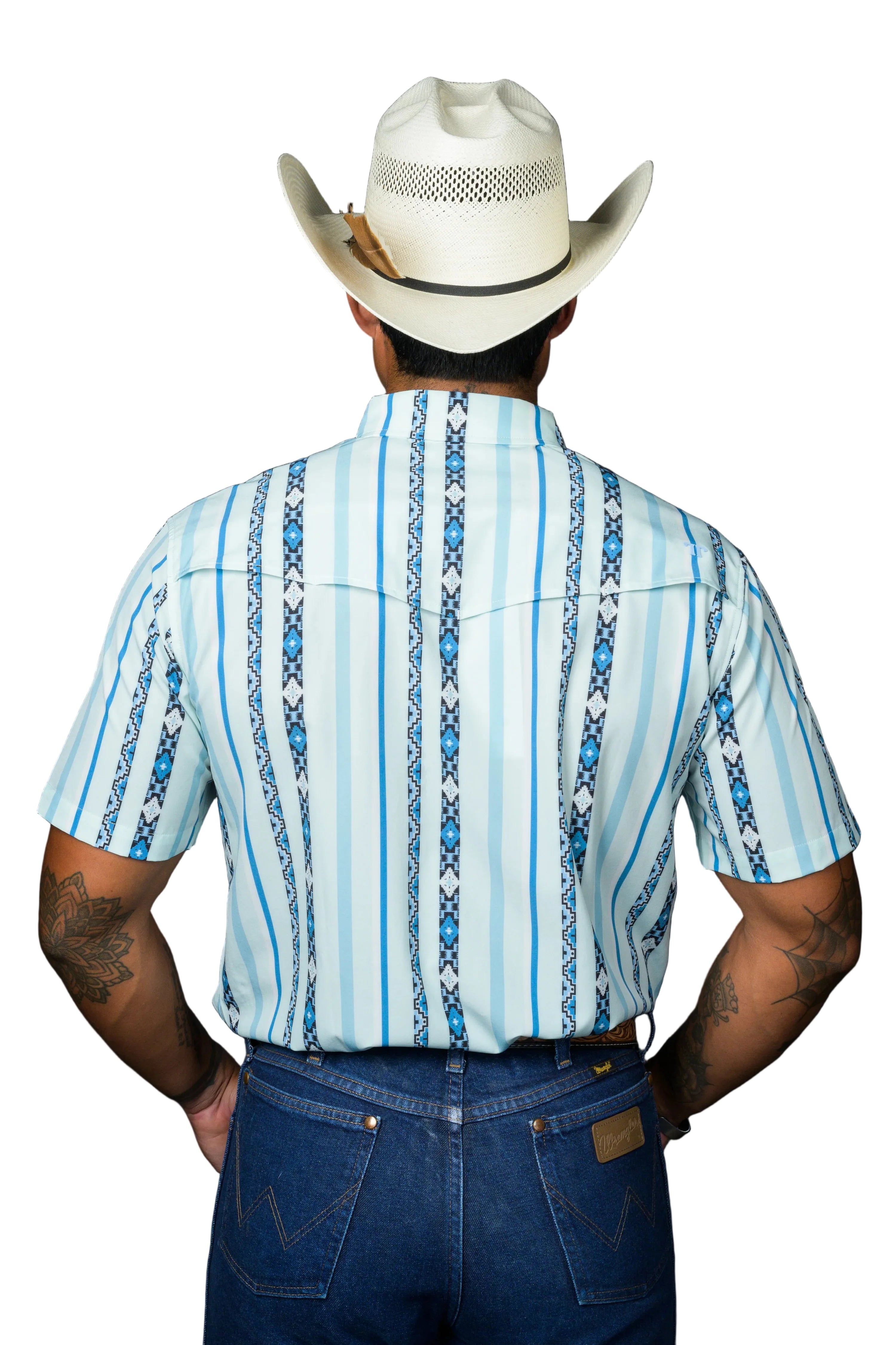 Ferrell "Post" Short Sleeve Men's Pearl Snap Shirt