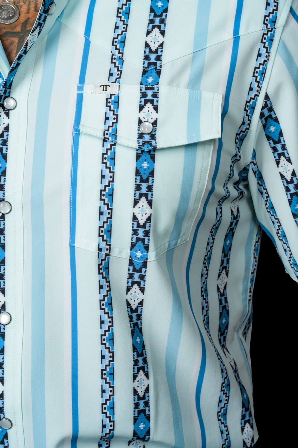 Ferrell "Post" Short Sleeve Men's Pearl Snap Shirt