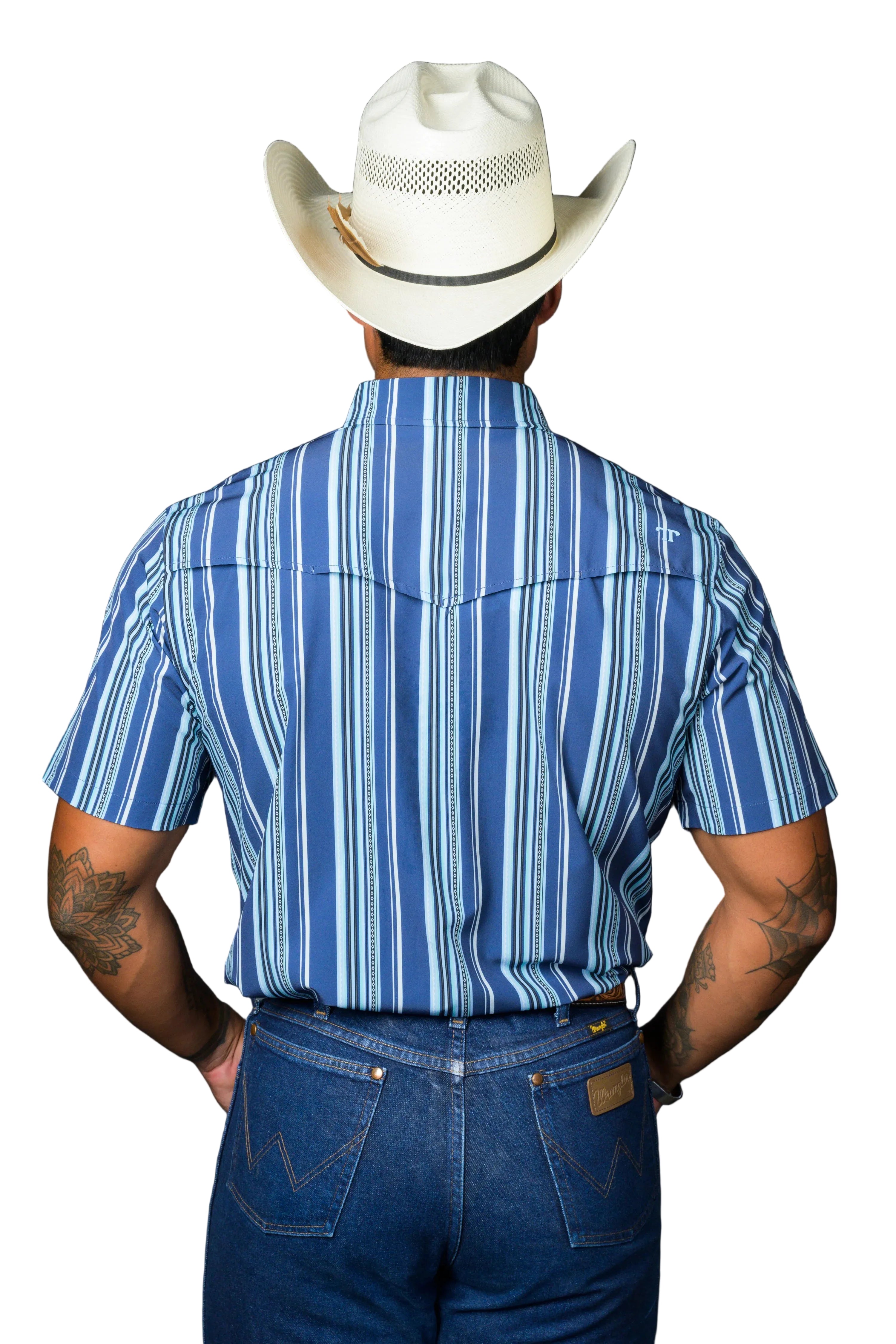 Ferrell "James" Short Sleeve Men's Pearl Snap Shirt