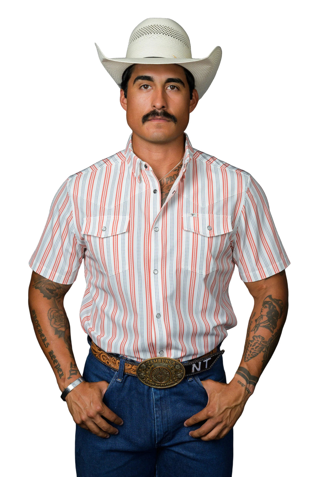 Ferrell "Jake" Short Sleeve Men's Pearl Snap Shirt