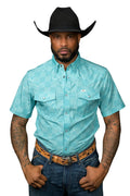 Ferrell "Flynn" Short Sleeve Men's Pearl Snap Shirt