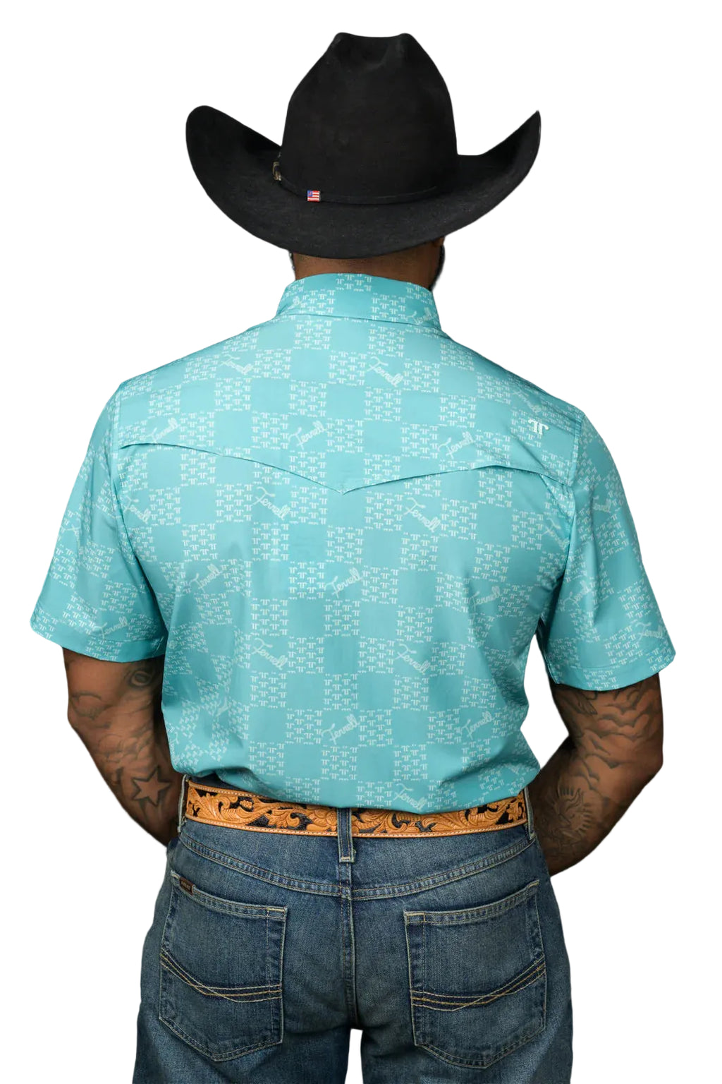 Ferrell "Flynn" Short Sleeve Men's Pearl Snap Shirt